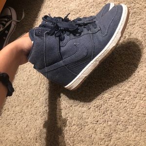 Denim Nike wedges